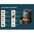 Mainstays 2.2 Quart Compact Air Fryer, NonStick, Dishwasher Safe