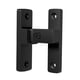 thumbnail image 5 of Cerradura de puerta de 90 grados con tornillos, fácil instalación, cierre metálico. Negro, 5 of 9