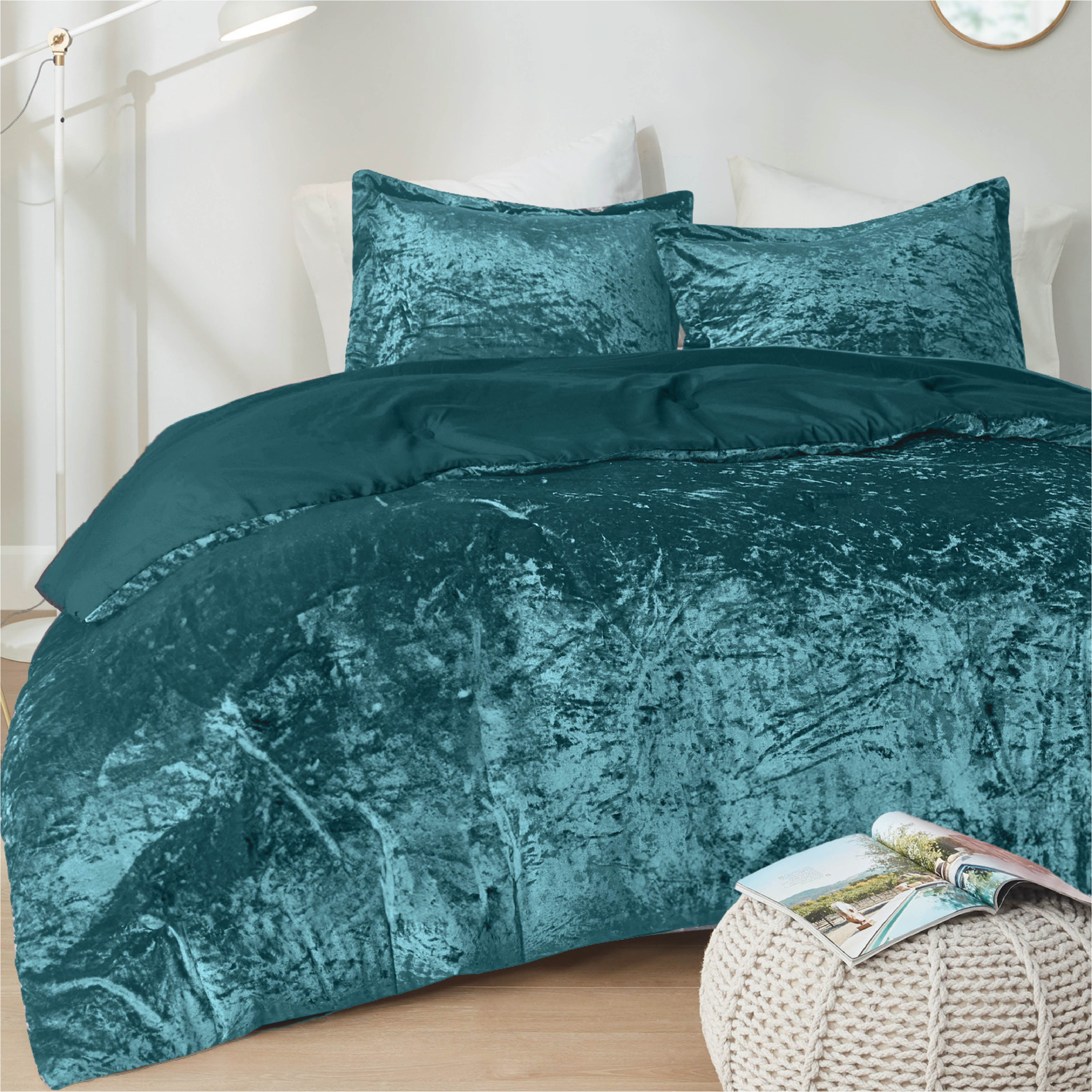 Comfort Spaces Cozy 2Piece Twin/Twin XL Comforter Sets Luxe Velvet All Season Down Alternative