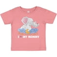 thumbnail image 3 of Inktastic I Love My Mommy Cute Elephants with Moon and Stars Boys or Girls Baby T-Shirt, 3 of 5