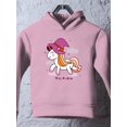 thumbnail image 3 of Cute Trick Or Treat Unicorn Hoodie Toddler -Image by Shutterstock,  5 Toddler, 3 of 4