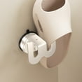 thumbnail image 4 of Bathroom Slipper Rack No Punching Suction Cup Type Toilet Wall Drainage Slipper Storage Hook Can Hang A Pair Of Slippers, 4 of 6