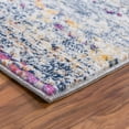 thumbnail image 3 of Unique Loom Budapest Collection Area Rug - Buda (4' 1" x 5' 9" Rectangle Gray/Blue), 3 of 7