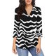 thumbnail image 1 of ICHUANYI Clearance Fashion Woman V Neck Three Quarter 3/4Sleeve T Shirt Printing Blouse Tops Sweatshirt ICHUANYI "ICHUANYI", 1 of 4