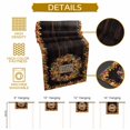 thumbnail image 5 of ERUNPONLY Maple Leaves Fall Table Runner - 72 Inch Long Autumn Botanical Farmhouse Wooden Cotton and Linen Blended Dress Scarves Farmhouse Table Runner for Kitchen Dining, Coffee Table, 16" x 72", 5 of 8