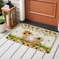 thumbnail image 5 of Spring 2'x3' Washable Rug, Bicycles Botanical Sunflowers Leaves Butterfly Non-Slip Soft Doormat Area Rugs for Entrance Bathroom Bedsides, StainResistant Carpet for Kitchen Bedroom, Entryway Floor Mat, 5 of 9