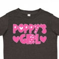 thumbnail image 4 of Inktastic Poppy's Girl Pink with Hearts Girls Toddler T-Shirt, 4 of 5