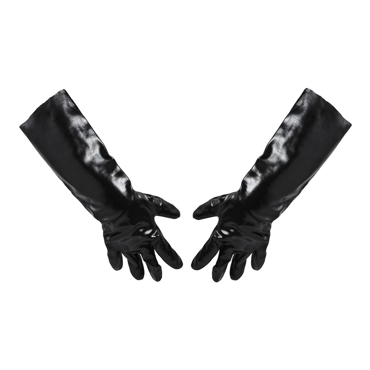 Impact PVC Lined Gloves, Black (18")