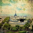 thumbnail image 3 of Lloyd, Sandy 20x20 Black Modern Framed Museum Art Print Titled - Eiffel Romance V, 3 of 5
