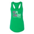 thumbnail image 2 of Faith Jesus Believe Awareness Ladies Racerback Tank Top, Kelly, Large, 2 of 3