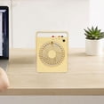 thumbnail image 1 of Ventilador de movimiento portátil para colgar, ventilador de viaje pequeño, práctico, silencioso, de verano, para escritorio de mano, para el hogar, Amarillo, 1 of 8
