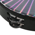 thumbnail image 3 of 8 Inch Wooden Tambourine Handbell Hand Drum Reflective Drum Head Percussion Instrument Toy, 3 of 7