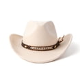 thumbnail image 4 of LILIYA Packable Western Cowboy Hat for Women and Men, Foldable Wide Brim Travel Hats, Lightweight Sun Protection Breathable Headwear for Trips and Vacations, 4 of 4