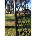 thumbnail image 5 of Metal Privacy Screen, Laser Cut Decorative Steel Privacy Panel Metal Fencing, Hanging Room Divider Partitions Panel Screen,48x75in 002, 5 of 10