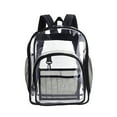 thumbnail image 1 of Mochila Escolar, Bolsas de Malla lateral Mochila Transparente de PVC para la Universidad, 1 of 8