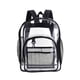 thumbnail image 1 of Mochila para ordenador portátil, mochilas escolares, PVC transparente negro, impermeable, gran capacidad para escuela, estudiante universitario, 36x28x12cm, 1 of 10