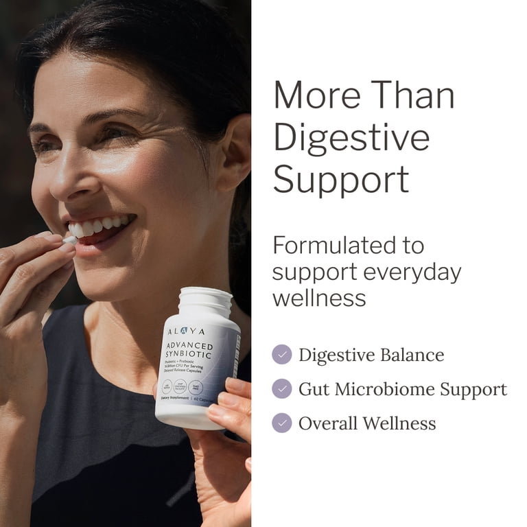 Alaya Naturals Advanced Synbiotic - Pre & Probiotics for Gut