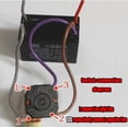 thumbnail image 4 of 3 Speed Ceiling Fan Pull Chain Switch, 4 Wire Brass Control Switch, 4 of 5