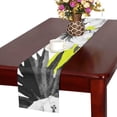 thumbnail image 2 of MKHERT Watercolor Hibiscus Table Runner for Kitchen Wedding Party Home Decor 16x72 inch, 2 of 4