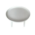 thumbnail image 3 of Scranton 3 Legged Side End Accent Table, 16" Round, White Metal, Modern, 3 of 7