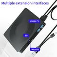 thumbnail image 4 of EGNMCR 3.0 USB And Type-C Multifunctional 6 In 1 External Optical Drive DVD Mobile Optical Disc Drive Portable Player Thin Compact Disc Drive Plastics optical drive, 4 of 9