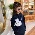 thumbnail image 2 of Typpkmm Cute Little Rabbit Kids Plush Drawstring Bag, 2 of 6
