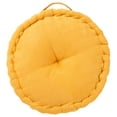 thumbnail image 2 of SAFAVIEH Payton Solid Floor Pillow, 20" x 20", Mustard, 2 of 6