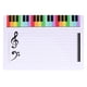 thumbnail image 1 of Pizarra blanca borrable para práctica musical, material para enseñanza, 1 of 6
