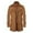 Khaki, variant on uikmnh Mens Jackets Men's Autumn and Winter Double Collar Woolen Coat Thickened Collar Mid Length Woolen Woolen Trench Coat Size:6XL