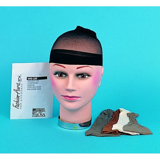 Black Unisex Adult Halloween Costume Wig Cap