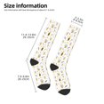 thumbnail image 2 of Fotbe Beer Calcetas Divertidas Estampadas para Hombre y Mujer, Calcetas de Algodón hasta la Rodilla para Caminar, Correr, Enfermería y Embarazo, 2 of 6