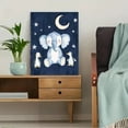 thumbnail image 5 of Cute Elephant and Penguins Watercolor Canvas Print， Suitable for Nursery Decor， Bedroom Decoration， Living Room Wall Art， Kids Room Decor， and Baby Shower Gift, 5 of 8