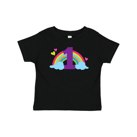 Inktastic 1st Birthday Rainbow Girls Baby T-Shirt