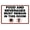 Warning Sign 3, variant on Food and Beverages Must Remain in This Room Sign - 8"x12" Tin Metal Road Street Outdoor Caution Decor Sign