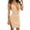 Beige, variant on Womens Elegant Solid's Dress With Spaghetti Straps And Backless For Evening Events Sophisticated Party Audition Dress Floral Lady Dress, Size M