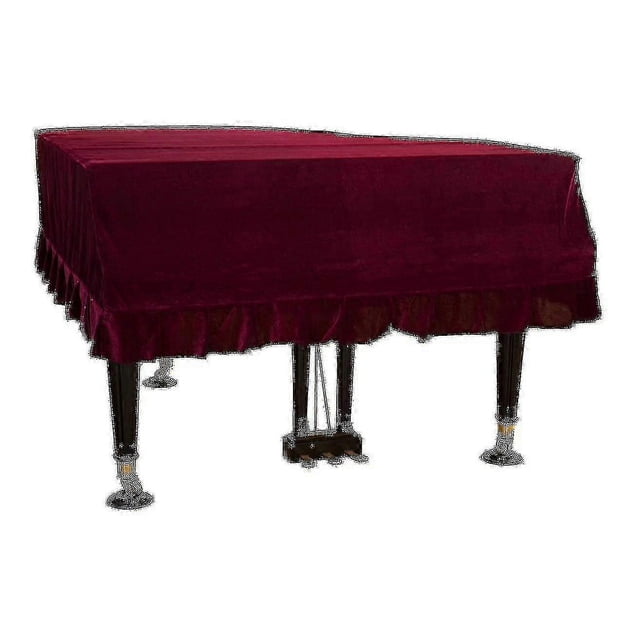 Funda de terciopelo para piano de cola, antiestática y antiadherente, Ash-hao p20241126245