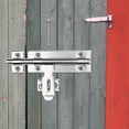 thumbnail image 3 of OULII 2Pcs Door Slide Bolt for Families Silver Color 13x8cm, 3 of 7