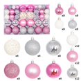 thumbnail image 4 of Juego de 100 bolas navideñas de 3/4/6 cm, delicadas y resistentes a la rotura, para decoración de árboles de Navidad, bolas galvanizadas pintadas a prueba de agua, 4 of 5