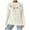 #705 White, variant on Felirenzacia Women's Braided Sweater, Cable Knit Round Neck Long Sleeve Pullover, Cozy Fall Winter Sweashirts,Light Blue,L