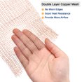 thumbnail image 4 of Uxcell Copper Mesh Blocker Stopper Mesh Fill Fabric Mesh 5ft x 5inch for Building Hole, 4 of 5