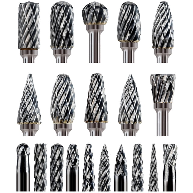 Juego de brocas de carburo Sworker, 20 unidades, vástago de 3 mm, para Dremel