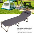 thumbnail image 4 of Foldable Sleep Bed, 3 Folds Portable Bed Comfortable Feel  for Outdoor Activities, 4 of 7