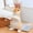 brown, variant on Jacenvly Baby Dolls and Accessories Simulated Rabbit Doll Plush Toy of the Chinese New Year of the Rabbit Little White Rabbit Doll Children'S Birthday Gift Toys