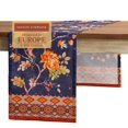 thumbnail image 1 of Camino De Mesa Maison D' Hermine 100% Algodón, Camino De Mesa De Una Sola Capa, 108 Pulgadas De Largo, Decorativo Para El Hogar, Cocina, Comedor, Fiesta, Baby Shower, Boda, Despedida De Soltera (Kelim, 1 of 1