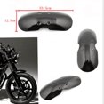 thumbnail image 2 of Guardabarros para motocicleta Guardabarros delanteros para bicicleta de montaña Guardabarros ajustables para capó Negro brillante, 2 of 9