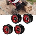 thumbnail image 4 of 1/6 RC Car Wheel Hub, CNC Machined Attractive 2.9 Inch RC Car Hub High Pressure  For Different Terrain Red, 4 of 8