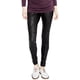thumbnail image 1 of Leggings casuales con revestimiento agrietado Rachel Roy Juliette para mujer negro XS, 1 of 1