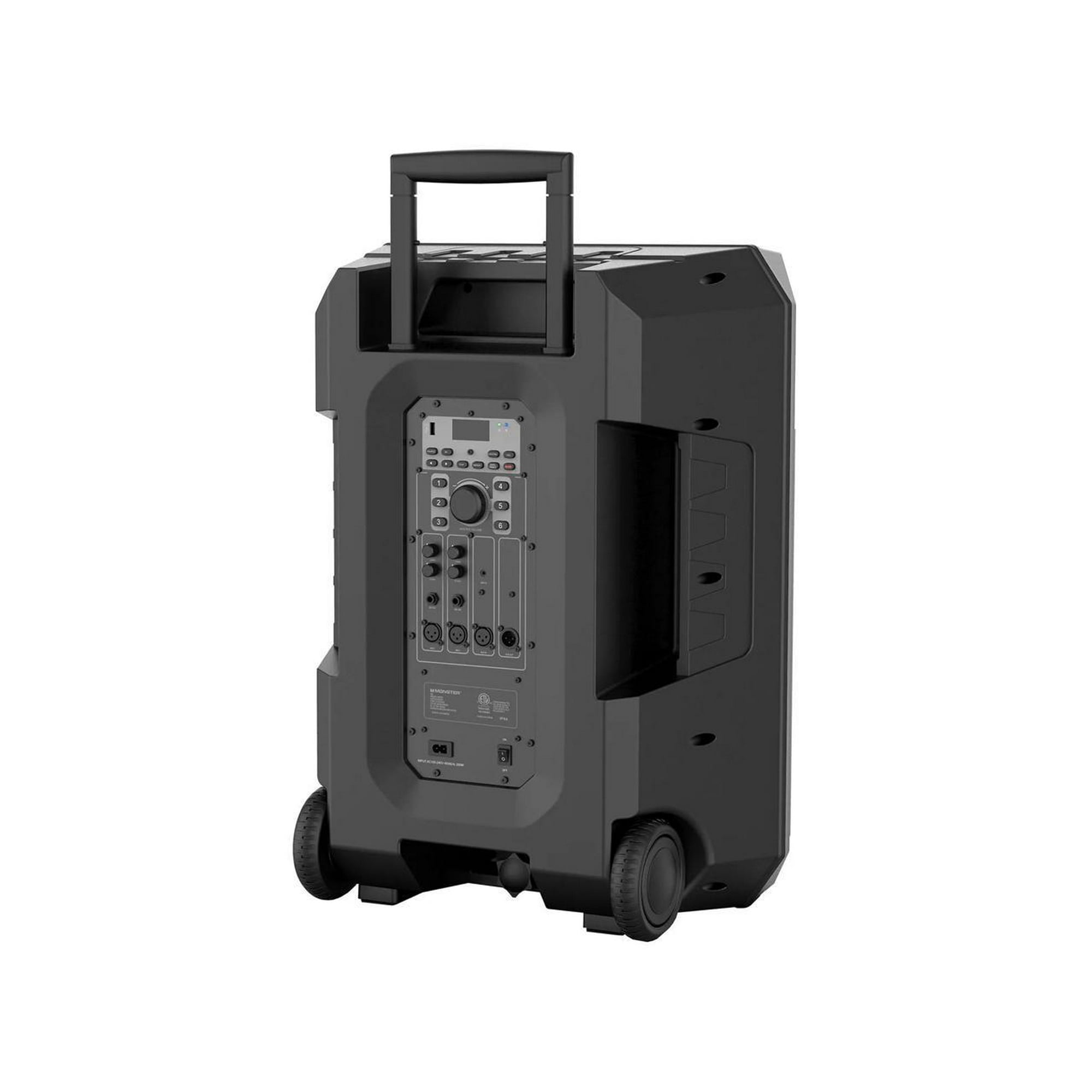 Restored Monster X6 All-in-One PA Bluetooth Speaker System (Refurbished)