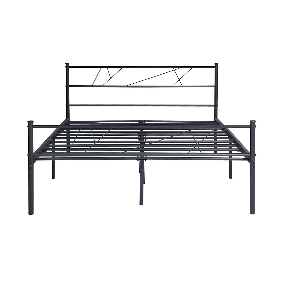 Private Jungle 77.5"*57.4" Full Size Single Metal Bed Frame, Platform Bed For Adult And Children Used In Bedroom Or Dormitory, Black Private Jungle 77.5"*57.4" Full Size Single Metal Bed Frame, Platform Bed For Adult And Children Used In Bedroom Or Dormitory, Black