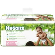 Huggies - Pure & Natural Diapers Big Pack (Choose Your Size)